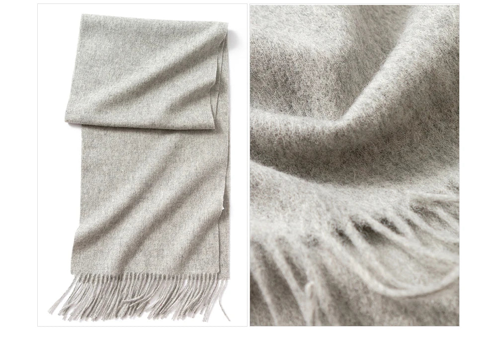 Wool Winter Scarf Women Scarves Adult Scarves for ladies 100% Wool scarf women Fashion Cashmere Poncho Wrap