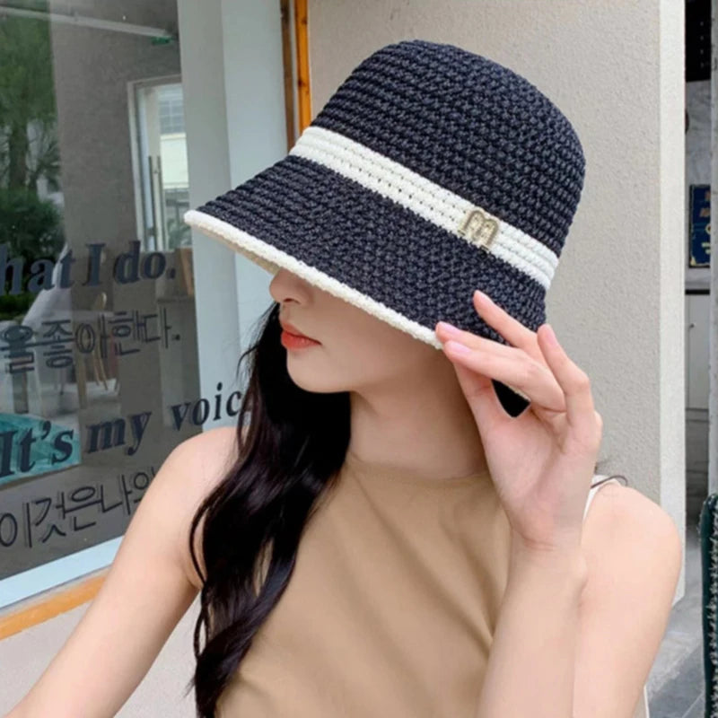 New Outdoor UV Protection Sun Hat Summer Women's Bucket Foldable Basin Sunscreen Cap