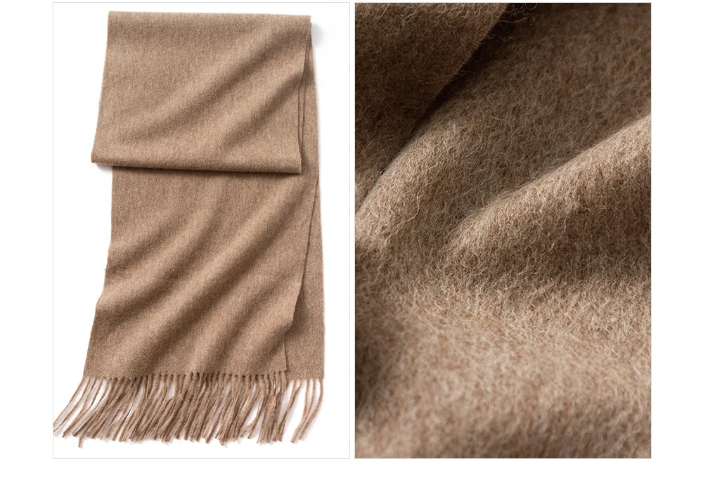 Wool Winter Scarf Women Scarves Adult Scarves for ladies 100% Wool scarf women Fashion Cashmere Poncho Wrap