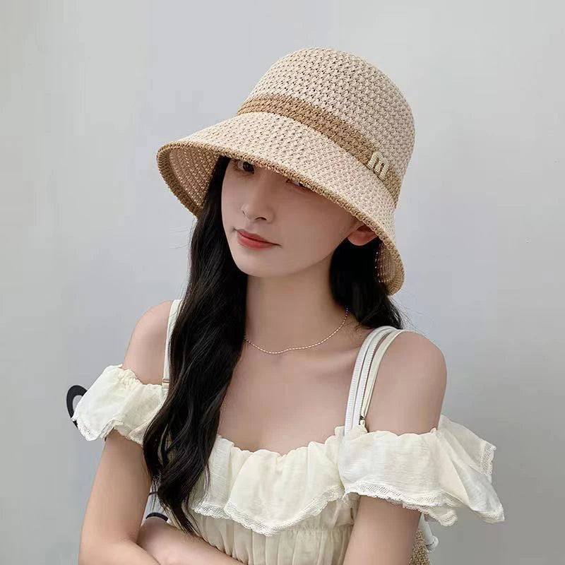 New Outdoor UV Protection Sun Hat Summer Women's Bucket Foldable Basin Sunscreen Cap