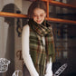 Women's Fashion Scottish Style Tartan Warm Scarf Plaid Soft Long Wrap Shawl Christmas Valentine's Day for Girlfrend Wife Mom