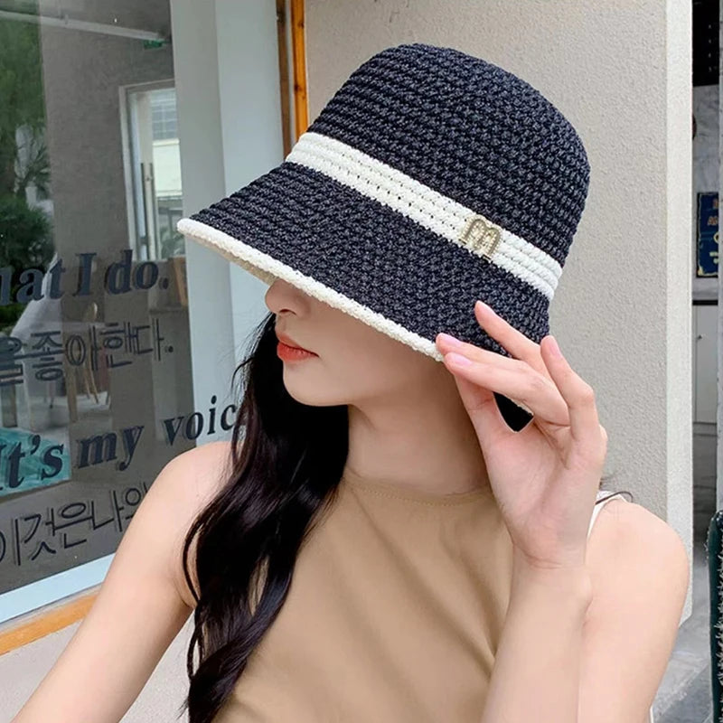 New Outdoor UV Protection Sun Hat Summer Women's Bucket Foldable Basin Sunscreen Cap