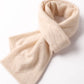 Soft Non-Irritating 100% Wool Warm Knitted Scarf Diamond Openwork Light Pashmina Neck Warmer Solid Color Women Accessories