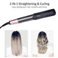 2 in 1 Hair Straightener And Curler Twist Straightening Curling Iron Professional Negative Ion Fast Heating Styling Flat Iron