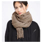 Wool Winter Scarf Women Scarves Adult Scarves for ladies 100% Wool scarf women Fashion Cashmere Poncho Wrap